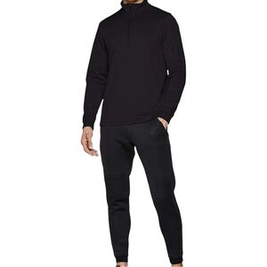 Under Armour Mens Pullover 1/4 Zip Size Large‎ Long Sleeve Training Top Black